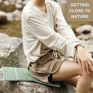 2-Pack Outdoor Camping Picnic Portable Foldable Waterproof Aluminized Honeycomb Pad, Single Person Convenient Moisture-Resistant Seat Cushion