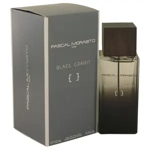 212 MAIN Pascal Morabito Black Granite Men's Eau De Toilette Spray, 3.3 fl oz, Fresh Fruity Bergamot Blend, Ideal for Formal Events
