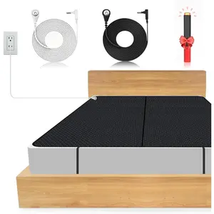 Grounding Mat for Bed with 2 Grounding for Improving Sleep, Grounding Sheet for Pain & Stress Relief,, Grounding Mat for Men with Test Pen