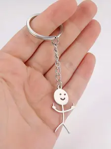 Funny Graffiti Style Keychain, Unique Pendant, Fun Accessory, Perfect Gift, Durable Design, Ideal for Daily Use