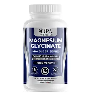 OPA Sleep Magnesium Glycinate Relaxation & Nighttime Support – Gentle Absorption · 60ct Healthcare Capsule