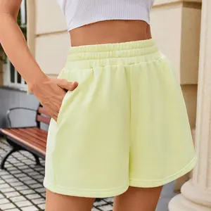 Chicovar Women's Lounge & Casual Sweat Shorts, Soft High Waist Shorts for Home,Summer Daily Wear, Travel and Light Exercise