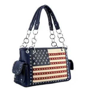 American Flag Rhinestone Handbag