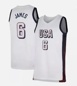 Le/Bron Jame USA Basketball Swingman Jersey  Basketball Jersey for Basketball Fan Lovers Players