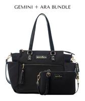 GEMINI + MATCHING ARA CROSSBODY CLUTCH