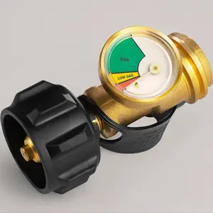 Propane Tank Gauges, Propane Level Indicator for 5-40LB Tanks, Perfect for RV Camper, Propane Heater, Fire Pit, Gas Grill and More, QCC1/Type 1 Connection, RV Accessories, Camping, Safety, for Barbecue,tool kit set,tools,pressurewasher,tools gadgets,drill