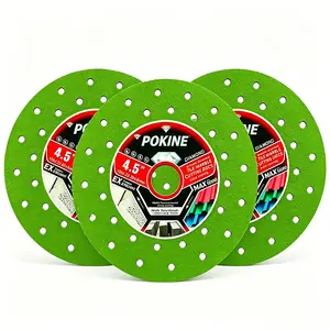 POKINE 4.5 inch ultra-thin diamond saw blade is suitable for supporting role grinder and porous flat grinding plate, which can efficiently cut and polish ceramics, glass, ceramic tiles and various stones.