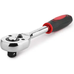 10-Inch Dual Direction Gear Ratchet, 1/2 Inch Drive, Forged Chrome Vanadium Steel