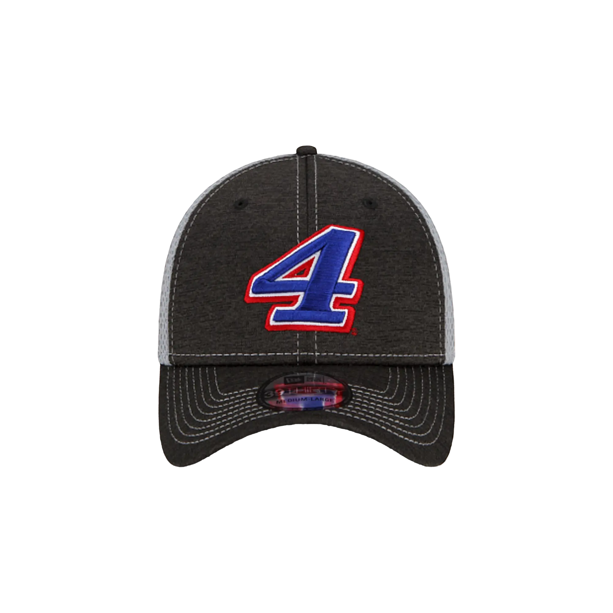 39THIRTY NASCAR Kevin Harvick #4 Neo Flex Fit Hat "Black and Grey" NE738