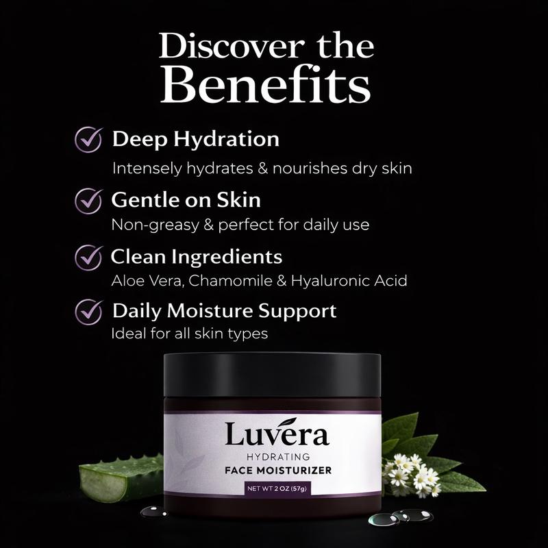 Luvera Men’s Daily Moisturizer – Lightweight Hydration for Healthy Skin