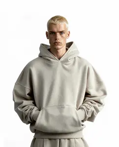 Y27 - Heavy Boxy Organic Hoodie — Smokey [520 GSM]