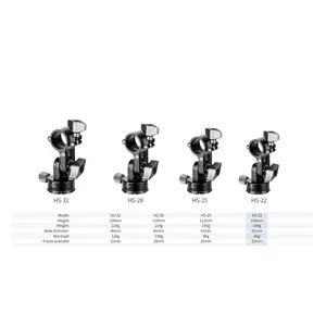 Leofoto HS-22/ HS-25/ HS-28/ HS-32 HS Series Center Column Tilt Adapter | 3/8"