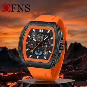 Men's Three-eye Six-hand Multifunctional Chronograph Watch, Waterproof Analog  Wristwatch with Calendar Window, Fashion Exquisite All-match Watch for Daily Business & Gifting outdoorfun Rose Gold Crystal Touch Screen