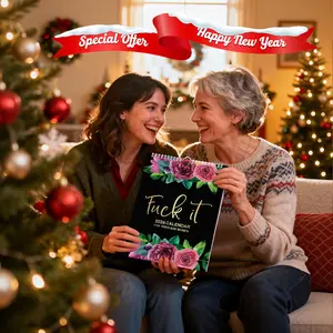 2026 Calendar for Tired-AssWomen, Calendar Home Office Hanging Calendar, FunnySwear Word Planner Monthly Calendar Gag White ElephantGift for Christmas