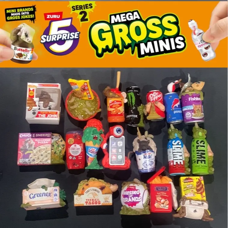 Mega Gross Minis Series 2 — Collectible Figures with Extras