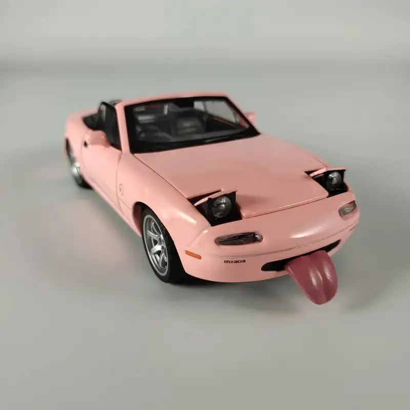 1:32 MAZDA MX-5 Alloy Diecast Racing Car Model Simulation Sound Light Children's Educational Toys Birthday Present For Boys