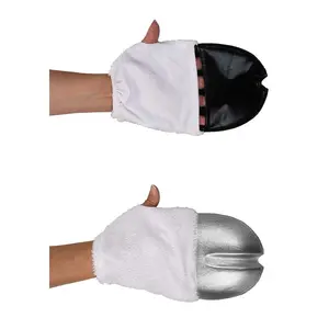 Unicorn Costume Front Hooves Silver