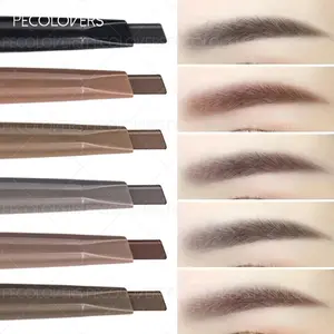 1PC Waterproof Double-Ended Eyebrow Pencil 1.5mm Ultra Fine Eyebrow Pencil Sweat-proof Long Lasting Eye Makeup