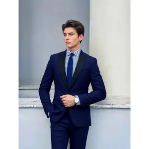 Men’s Slim Fit Solid 3-Piece Suit: Tailored Blazer with Utility Inner Pockets for Business & Party Wear Menswear Set suits