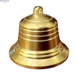 Vintage Brass Hand Bell Pendant, Pure Copper Metal Craft Bell, Small Decorative Hanging Bell for Home, DIY & Accessories