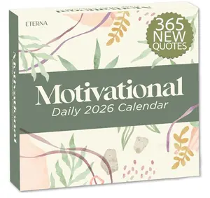 2026 Motivational Calendar | Includes 365 Positive Quotes and Affirmations, Enjoy a Whole Year of Inspirational Quotes, Phrases & Affirmations for Success, Happiness & Personal Growth