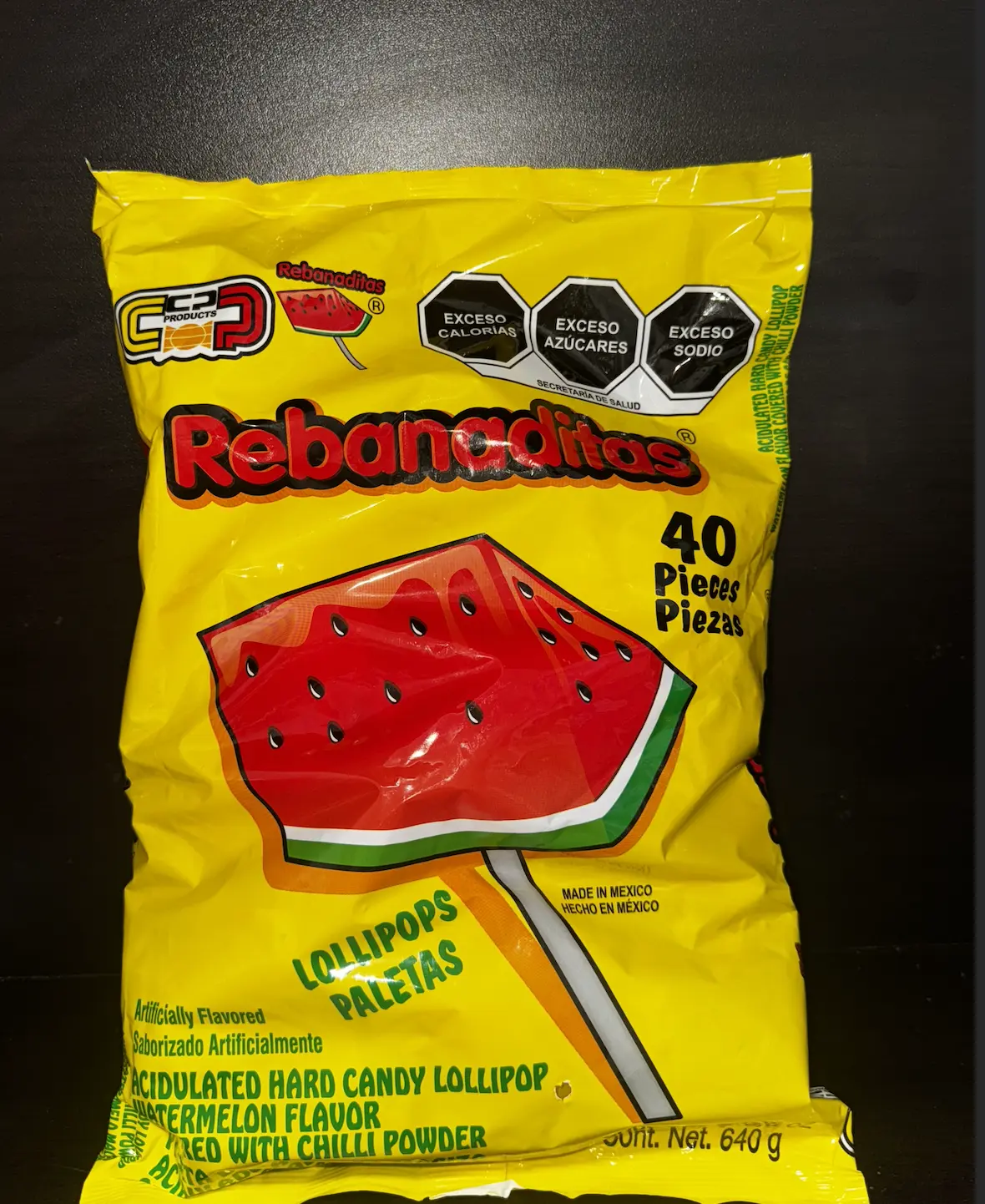 REBANADITAS lollipops