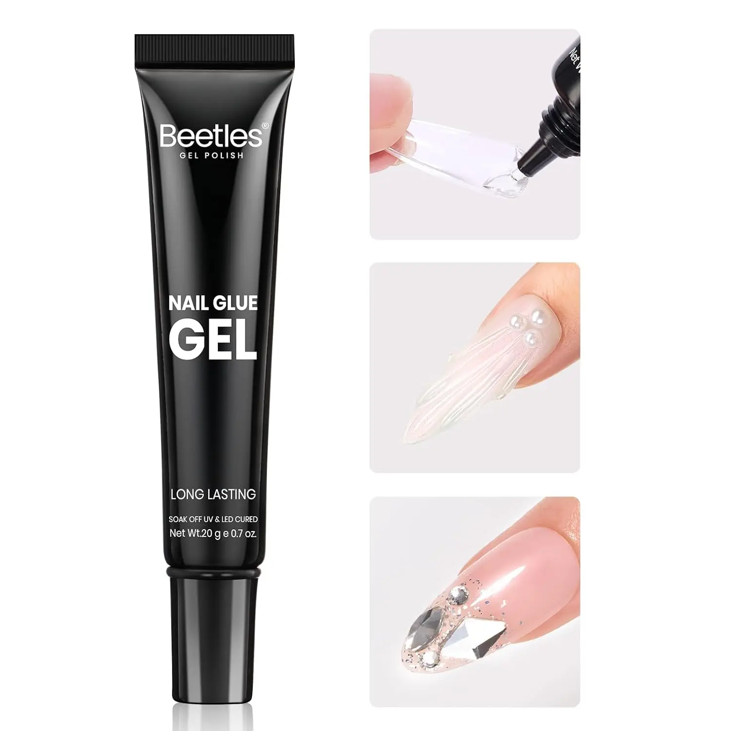 20g Hands Free 3 in 1 Nail Glue