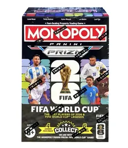 Monopoly Panini Prizm: FIFA World Cup Trading Cards Booster Box, Gifts for Soccer Fans