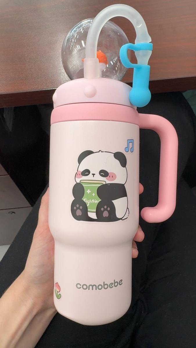 Item: Pink+ fountain straw tip