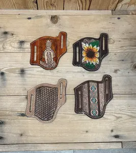 Tooled Leather Belt Knife Sheaths!