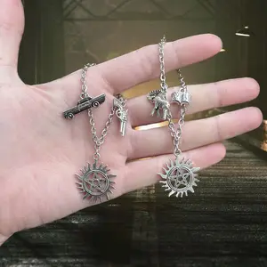 Sam & Dean bag charms / water bottle charms