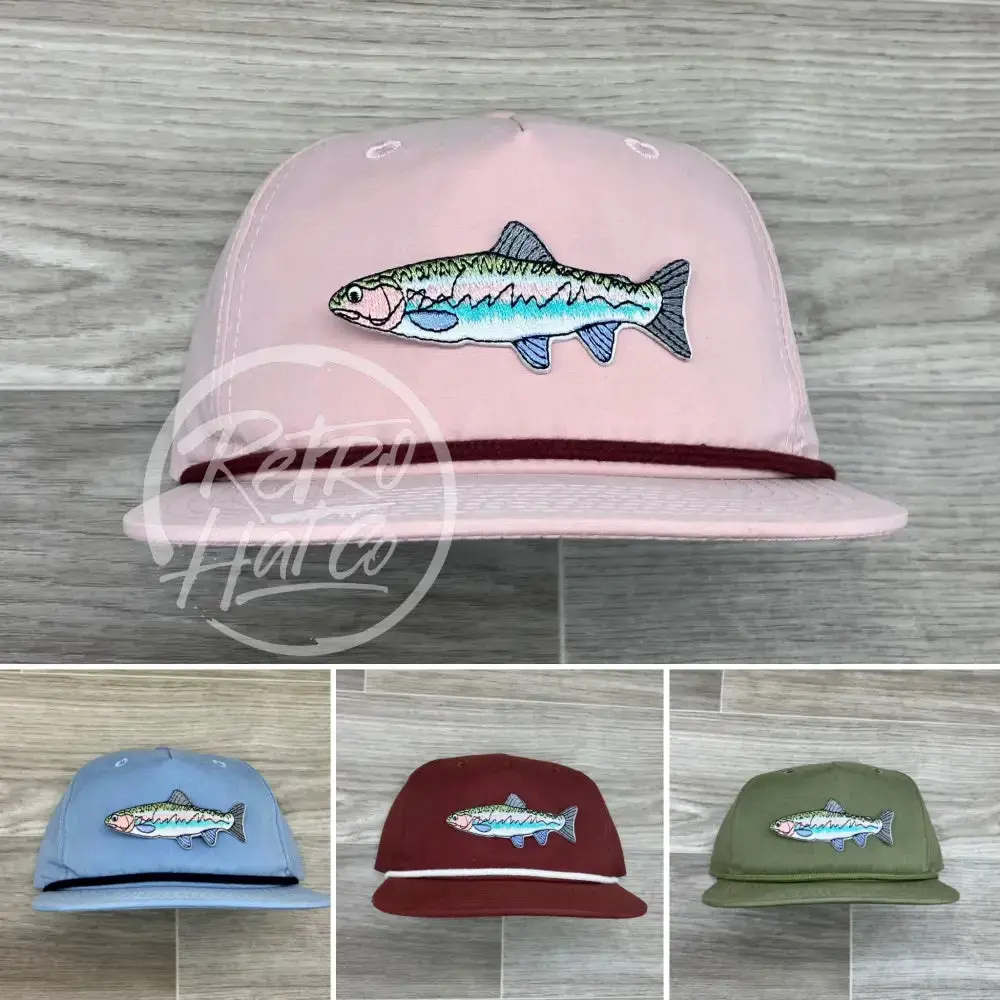 Trout on Retro Rope Hat Trout on Retro Rope Hat