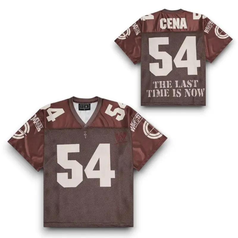 WWE John Cena Chain Gang Camo Football Jersey, Outdoor Sportswear