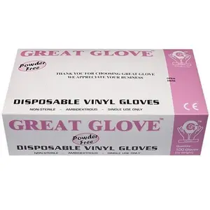 Disposable Gloves | Powder Free | Vinyl | GREAT