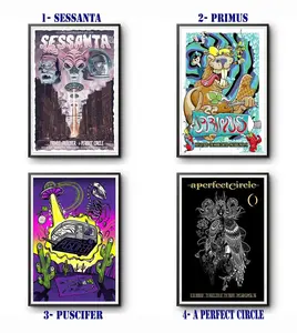 NEW! Sessanta V2.0 Puscifer, Primus Philadelphia, PA May 15, 2025 Poster