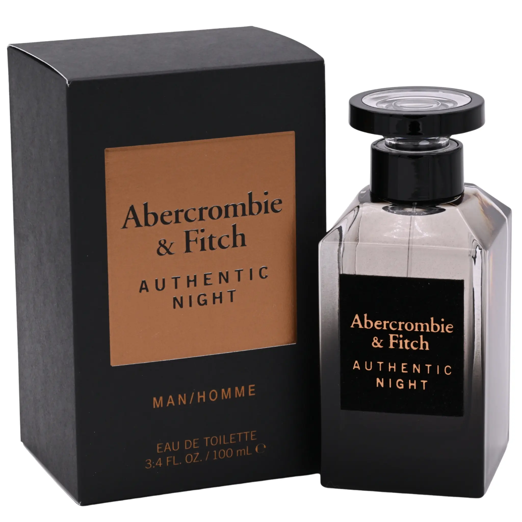 Abercrombie & Fitch Authentic Night Men's EDT Cologne - 3.4 fl oz Rich Aromatic, Inspiring, Masculine Vibe, Vanilla Blend, Liquid, New In Box (Beauty & Personal Care, Men's Fragrance)