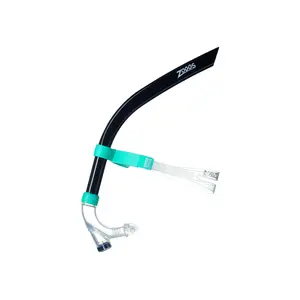 Zoggs Centre Line Snorkel Swim Training Aid with Nose Clip Split Strap