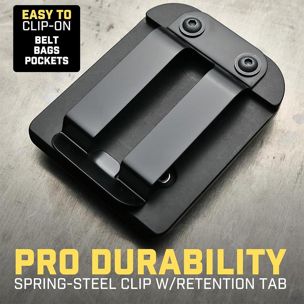 Magnetic tool holder - strong clip-in belt magnetic leather case