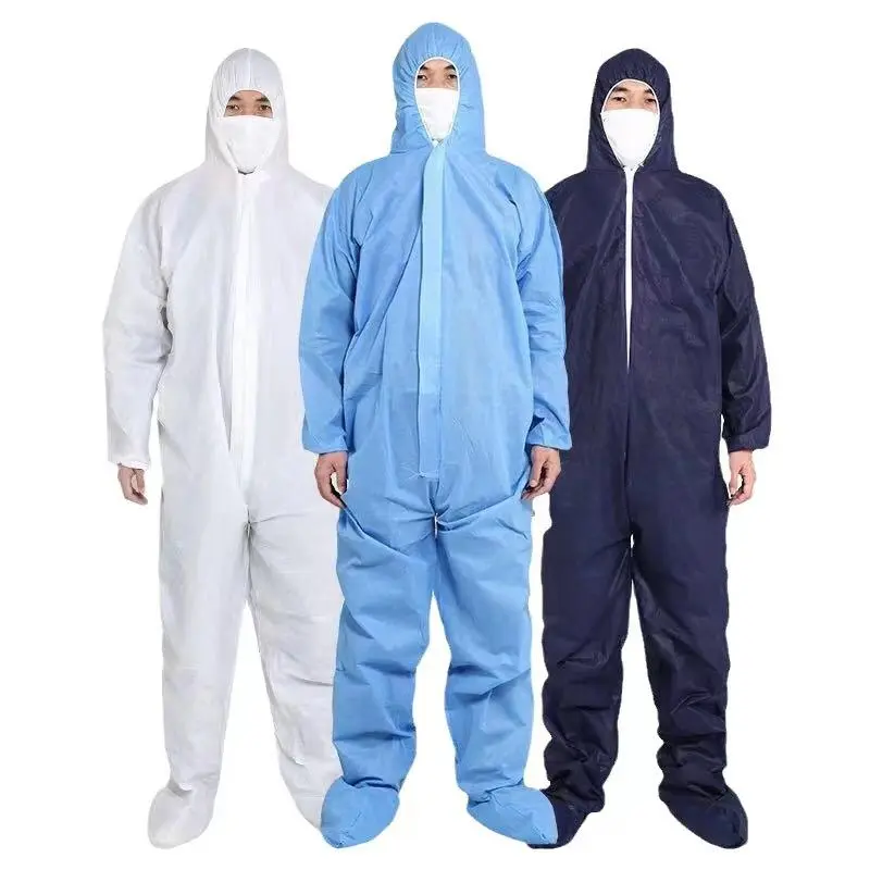Women's Disposable Workwear Coverall Suit, Breathable Dustproof Water-Oil Resistant Safety Clothing for Spray Painting, Decorating Labour