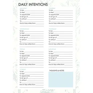 Daily Intentions - 4 Week Pack