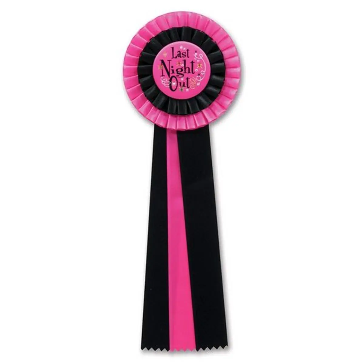 Beistle RD14 Last Night Out Deluxe Rosette Trophies - Pack of 3, for Party Theme Sports & Outdoor Awards Accessories