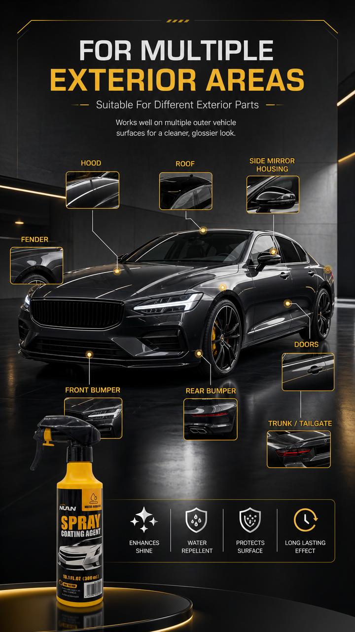 NUAN nano car coating spray-Revolutionary Spray Coating, Extreme Protection & Dazzling Shine! LP518