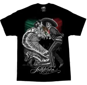 Dga Tees - High Quality Cotton Folklorico Men's Tee, Chicano T Shirt, Mexican T Shirt