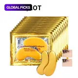 【Biack Friday】24K Gold Collagen Gel Eye Mask, 10 Pairs Moisturizing Under-Eye Patches for Women and Men #GLOBAL PICKS