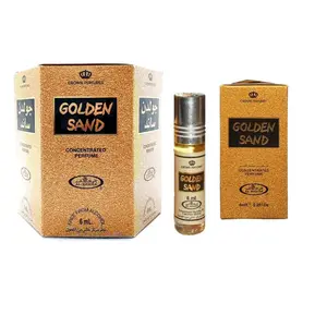 (Pack of 6) Golden Sand - 6ml Perfume Oil Roll-On by Al-Rehab