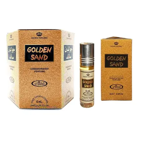 (Pack of 6) Golden Sand - 6ml Perfume Oil Roll-On by Al-Rehab