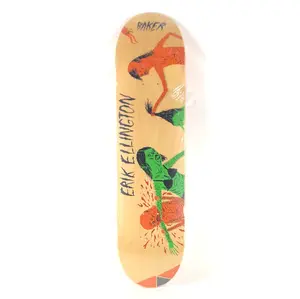 Baker Erik Ellington Neckface Art Blank Multi Color Size 8" Skateboard Deck