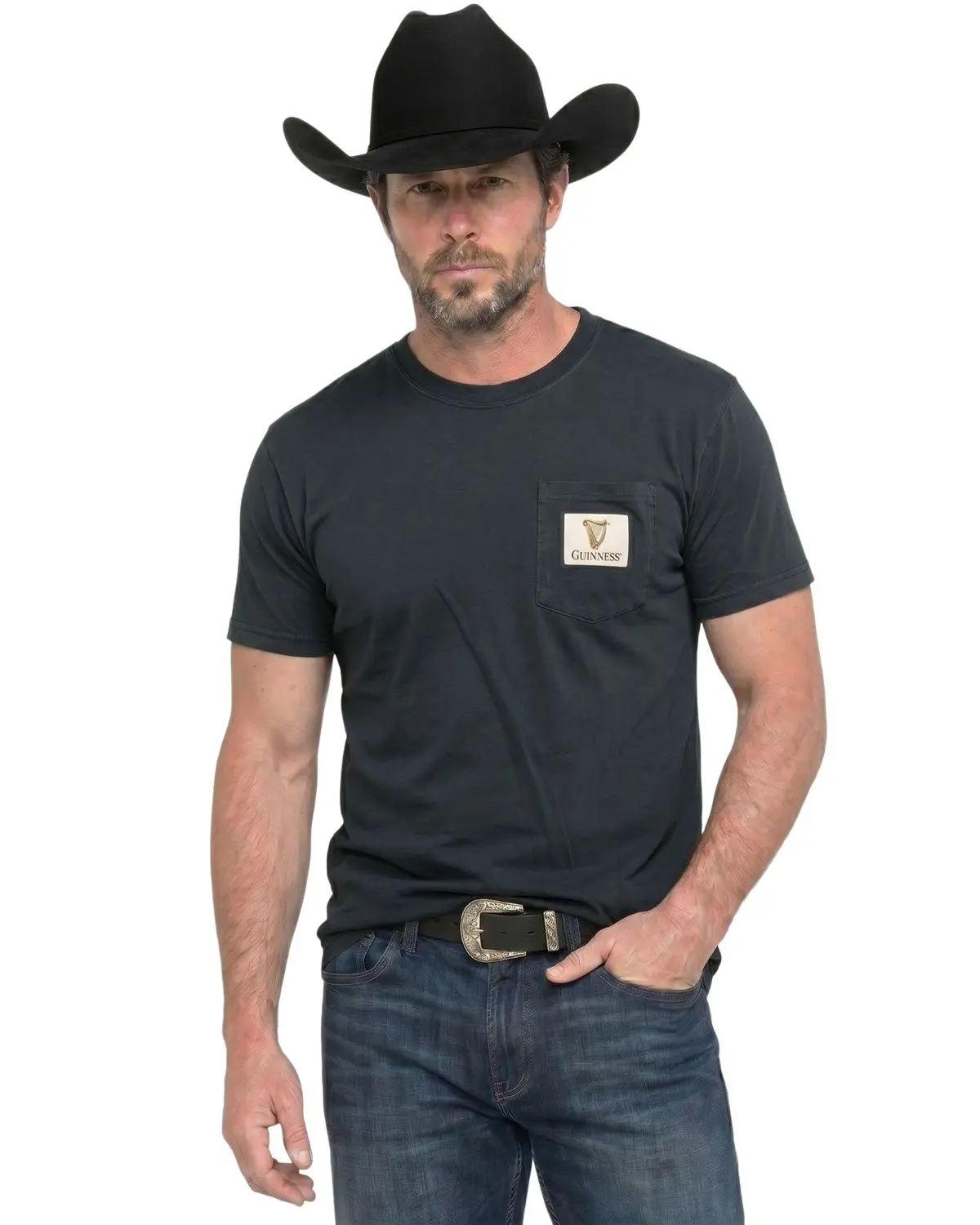 Changes Men's Men'S Guinness Short Sleeve Graphic Pocket T-Shirt - Bb0-090-143