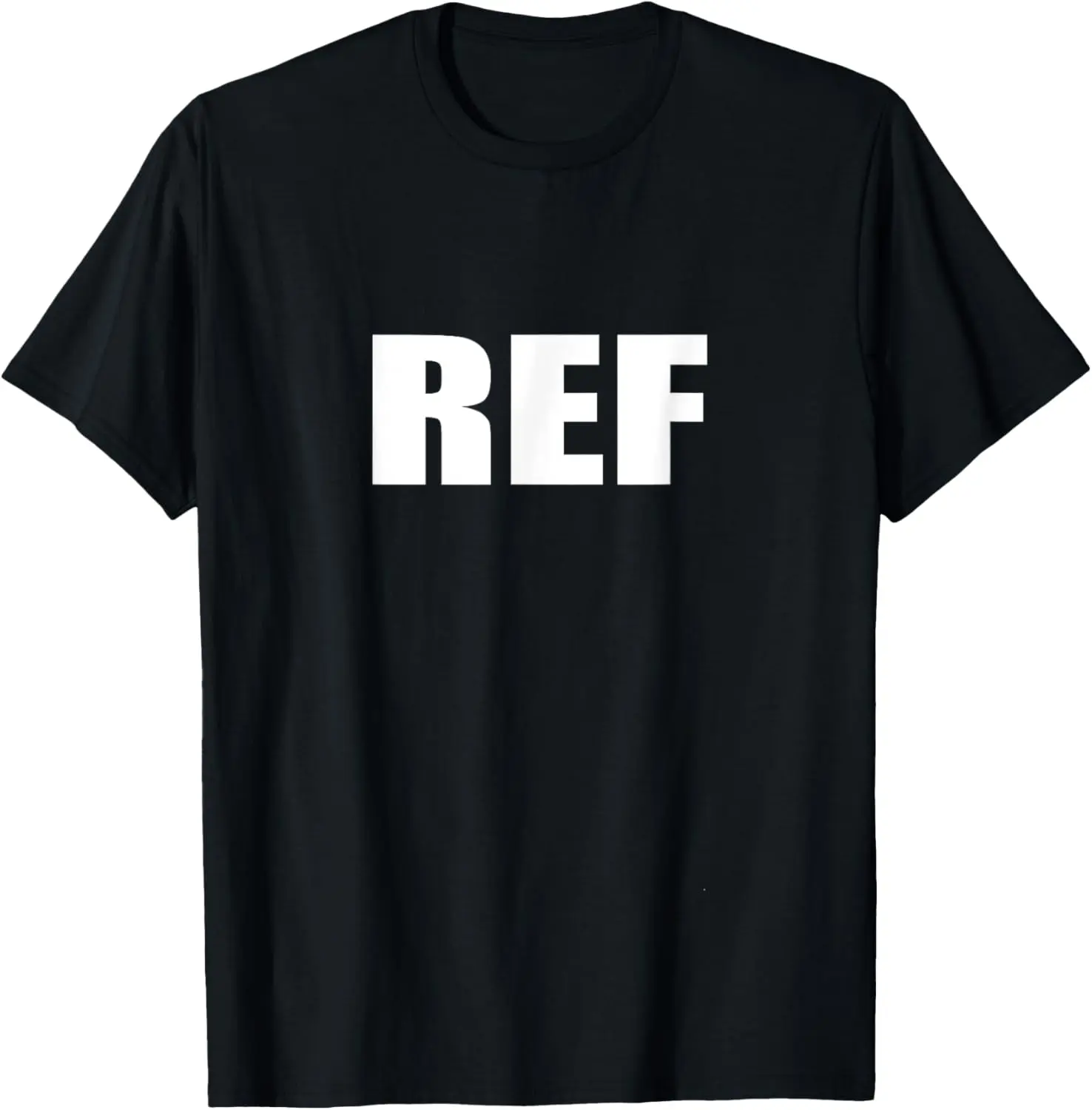 Women's 100% Cotton Round Neck Short-Sleeve Tshirt - Breathable, Lightweight, Casual Referee Top with Comfortable Fit (Unisex-Adult Black Option)