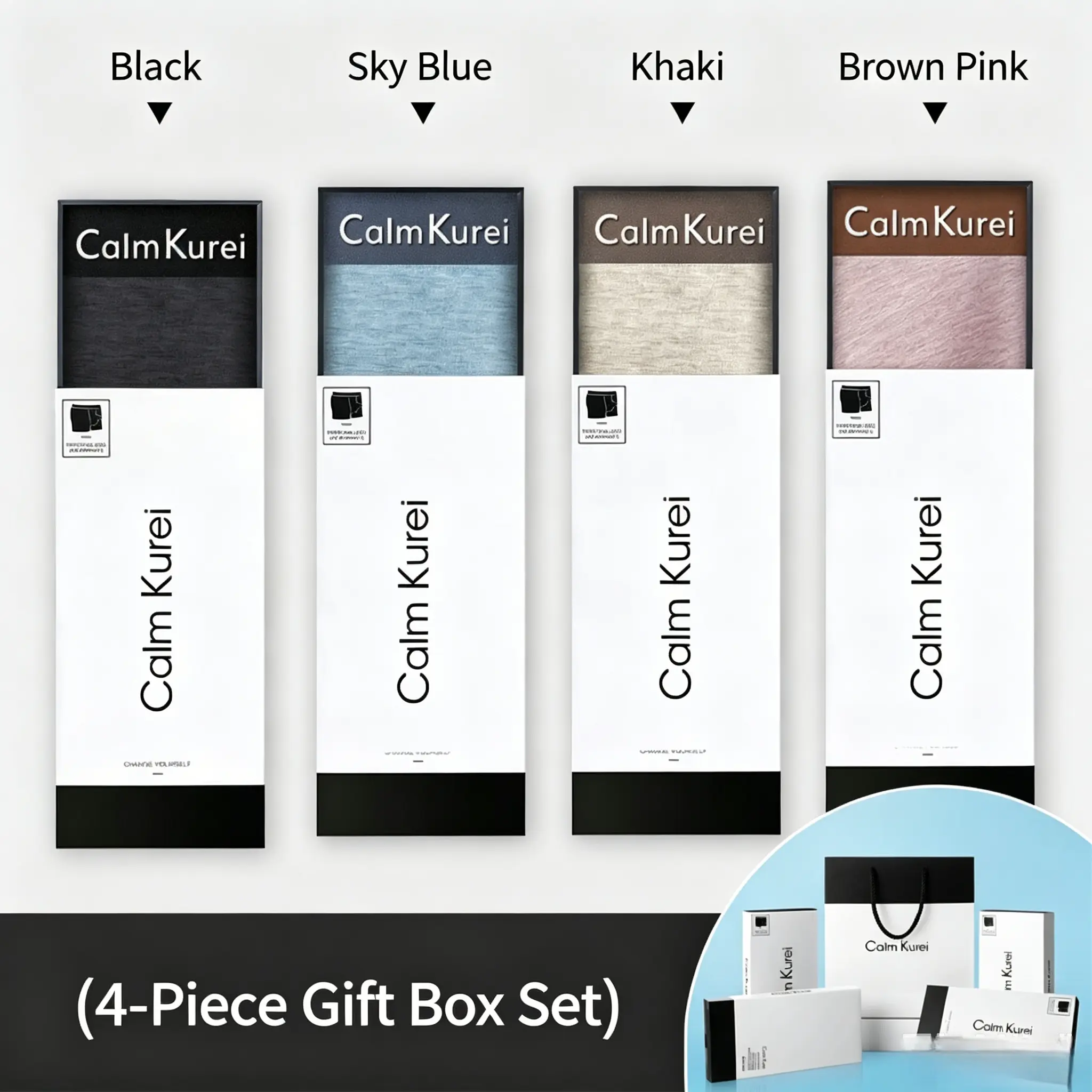 Luxury Gift Box 4-Pack Modal Boxers | Father's Day & Boyfriend Gift